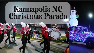 Christmas Parade Kannapolis NC 2025 | POV  #northcarolina #christmasparade #marchingbands 