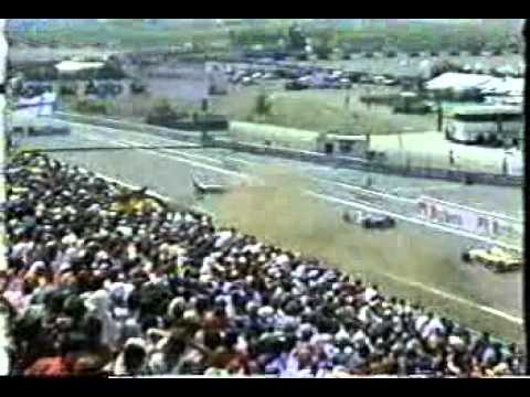 Ukyo Katayama terrible crash at Estoril 1995 grand prix. The crash was caused by Luca Badoer and it involved Andrea Montermini's Pacific.