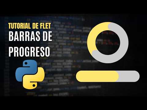 Crea un Simulador de Descarga  con Python y Flet | ProgressBar y ProgressRing