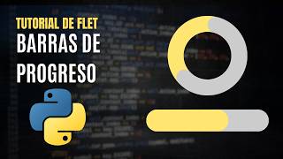 Crea un Simulador de Descarga  con Python y Flet | ProgressBar y ProgressRing