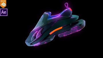 Sneakers animation product / Blender 3D