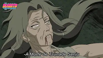 Como está a Tsunade no Boruto?
