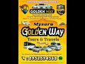 Mysore To Out Of State Tour Taxi Cabs Service in Mysore #OutStationTaxiCabsInMysore #MysoreGoldenWay