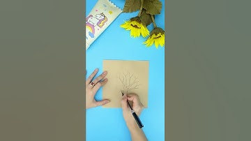 Làm Tranh Bằng Giấy Decor Bàn Học #diy  #vitxinhchannel #decor