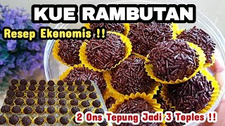 Kue Rambutan Paling Laris Kue Kering Lebaran Rambutan Coklat Meses