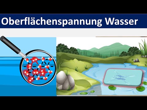 Video: Unterschied Zwischen Oberflächenspannung Und Grenzflächenspannung