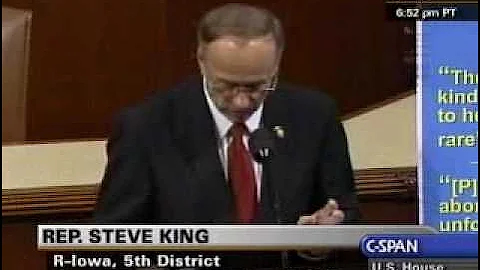 3-24-09 Special Order Part 3: King discusses OLC nominee Dawn Johnsen