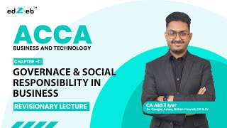 ACCA Business and Technology (BT/F1) | Corporate Governance and Social Responsibility in Business