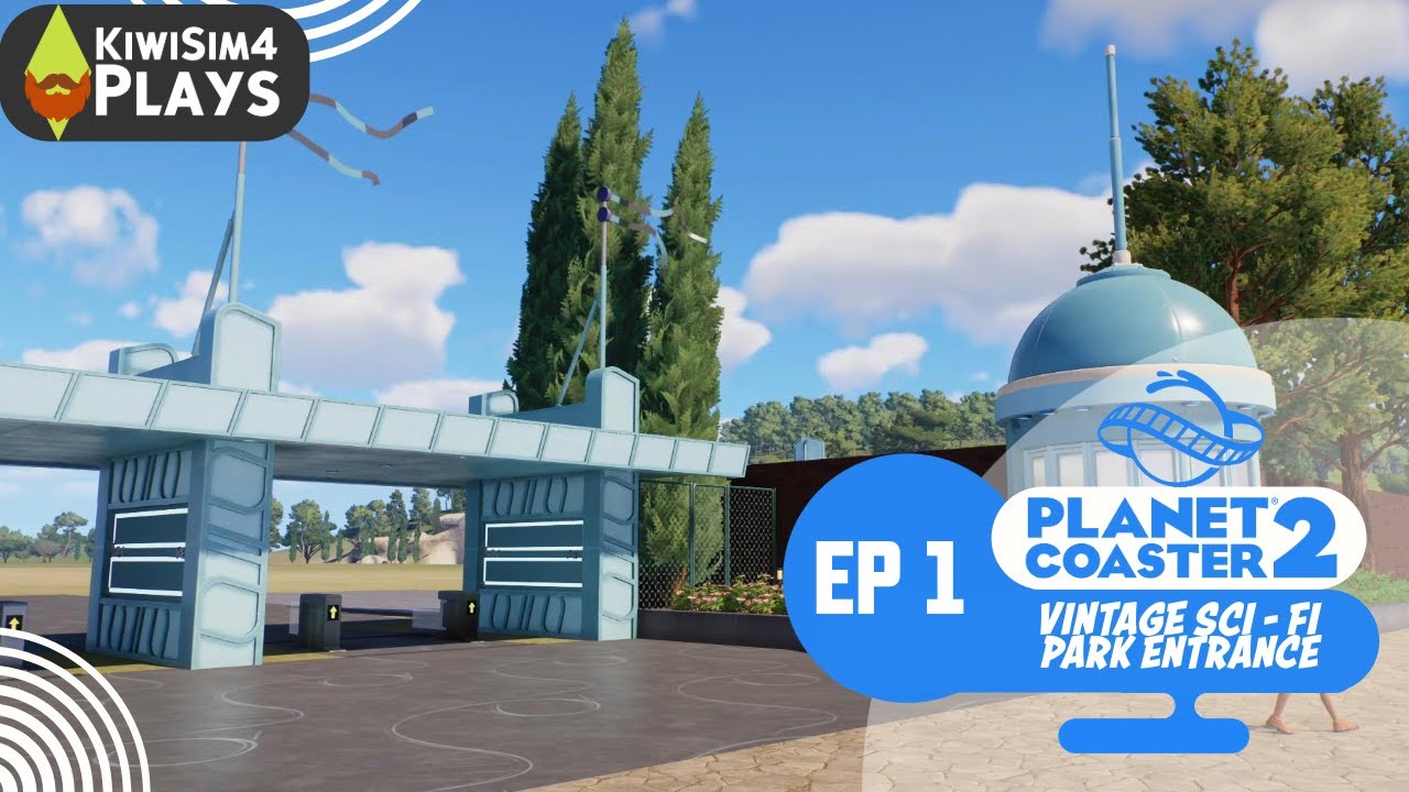 Building a Retro Sci-Fi Park in Planet Coaster 2! (Speed Build)
