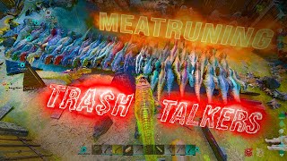 MeatRunning Our trash Talker Enemies In Ark ASA ! - SST Ark Survival Ascended Official Pc