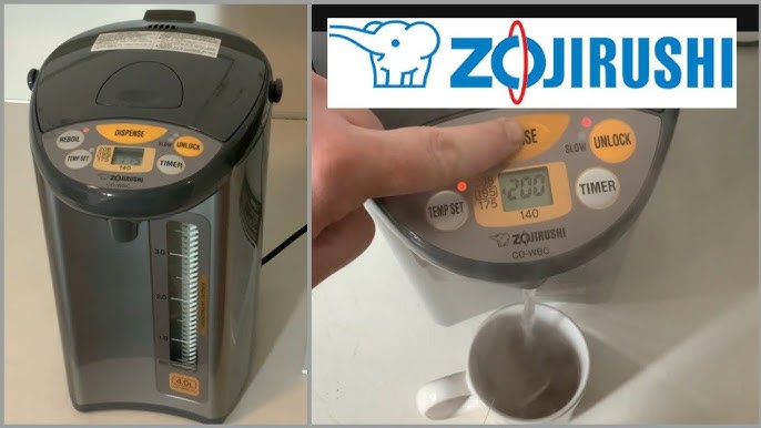 How to get HOT WATER INSTANTLY: Zojirushi water boiler & warmer
