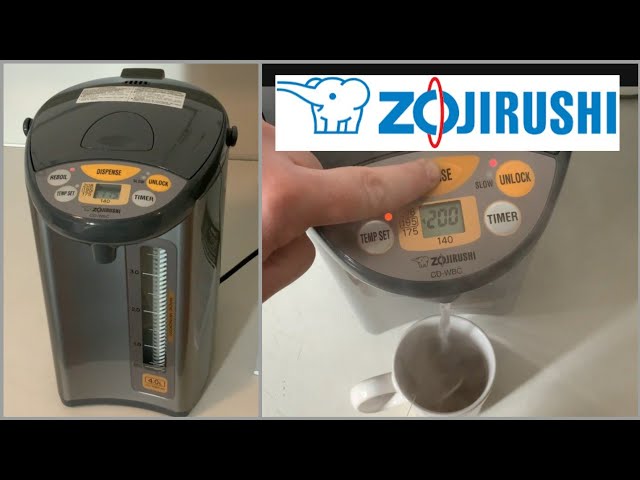 Zojirushi - The BEST Electric Kettle - Review Demo & Maintenance Tips 4.0L  Tea Water Boiler & Warmer 