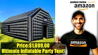 Buy Large Black Inflatable Night Club 30x20x13Ft Inflatable Party Tent with Logo Area Disco Cube
