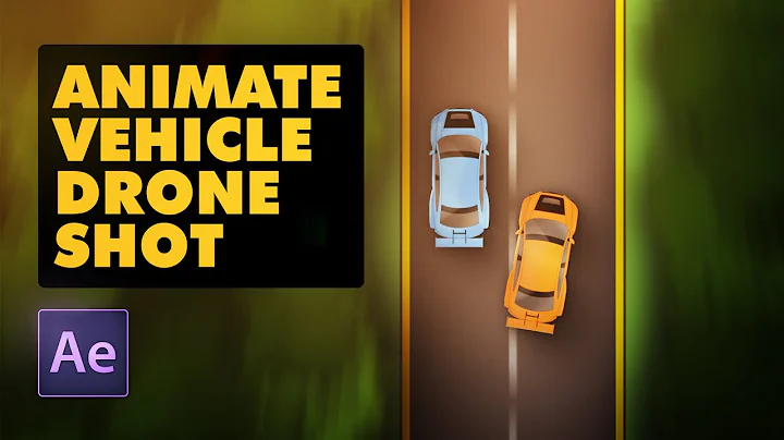 Animate A Top Down Car Drone Shot | After Effects Tutorial