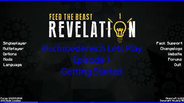 Feed The Beast Revelation Episode 1: Getting Started!