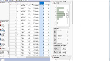 Summary Statistics for Separate Categories