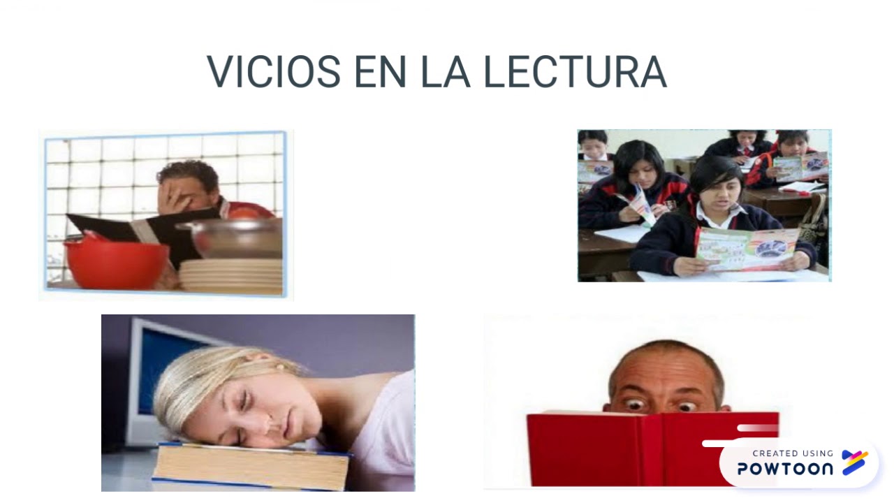 PRESENTACION DE VICIOS DE LA LECTURA - YouTube