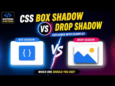 CSS Box Shadow vs Drop Shadow Explained | Mastering Web Design #coding #css #programming #youtube