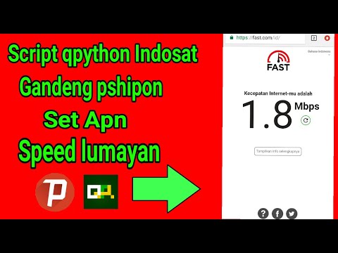 SCRIPT QPYTHON INDOSAT - SPECIAL RUANGGURU | Work |