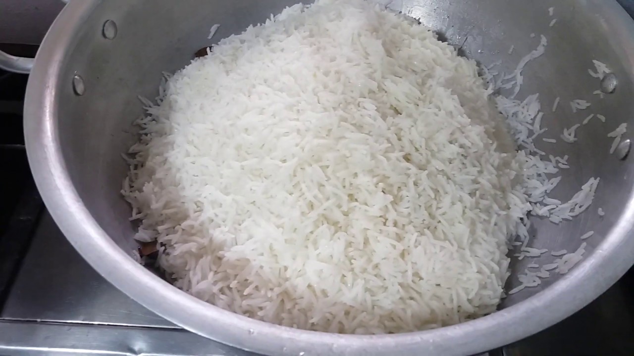 Boil Rice With Curry White Chanay - YouTube
