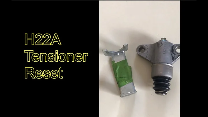 H22 Timing Tensioner Reset - and replacing timing belt