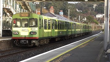8300 Class Dart Train number 8331 - Killiney Station, Dublin