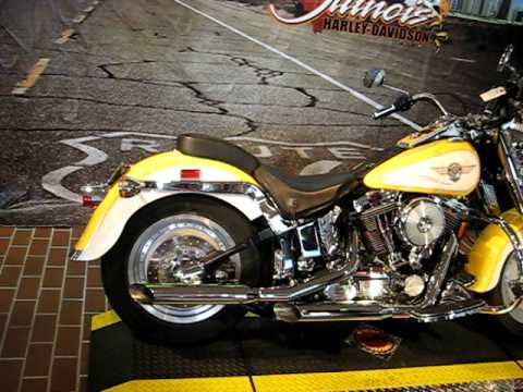 1995 Harley  Davidson  Fat Boy  FLSTF Nugget Yellow  Birch 