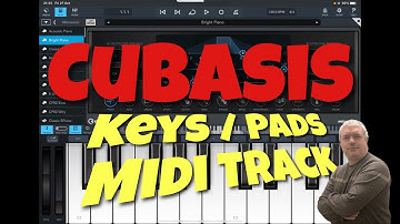 Cubasis 3 DAW & Studio App - Tutorial 2: Midi Track, Keys and Pads, Midi Controller