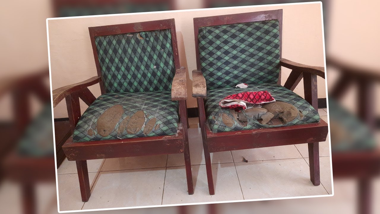 Memperbaiki Kursi Tua yang Rusak dengan Alat dan Bahan Seadanya 