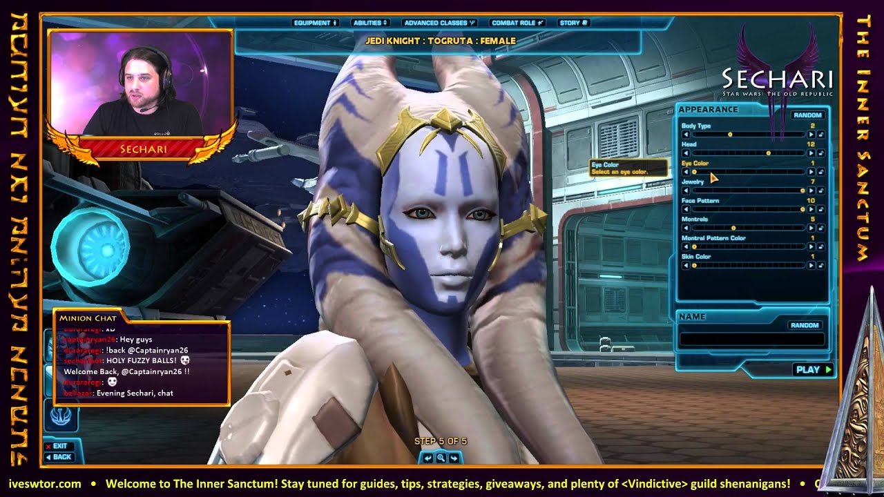 star wars the old republic character creation races