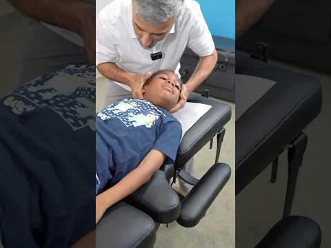 ADORABLE KID GETS FIRST FULL SPINE ADJUSTMENT!💥❤️ HIS REACTION WILL MELT YOUR HEART! 🧒💆‍♂️