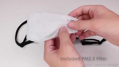 Fx3 Everyday - Face Mask with Filter: How to Insert Filter