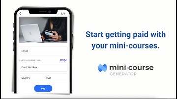 How to start getting paid with your mini-courses through your Stripe account?