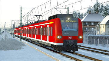 LET`S TEST Train Simulator 2015 / Test von Mannheim-Karlsruhe mit BR 425