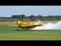 Smoky Yellow T-6 flying aerobatic Display @ Ellwangen 2019