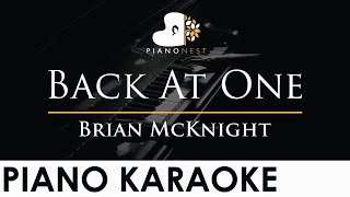 Brian McKnight - Back At One - Piano Karaoke Instrumental Cover with Lyrics
