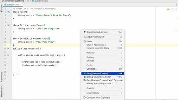 Java interview question 5 | Variable shadowing