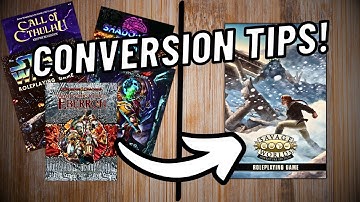 How to Adapt ANY Setting for Savage Worlds!