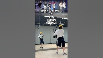 TWS - Lucky To Be Loved 0.75 chorus tutorial #kpoptutorial #kpop