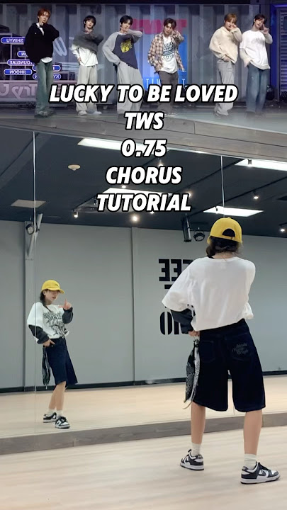 TWS - Lucky To Be Loved 0.75 chorus tutorial #kpoptutorial #kpop