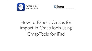 CmapTools for iPad:  Exporting Cmaps for Importing into CmapTools