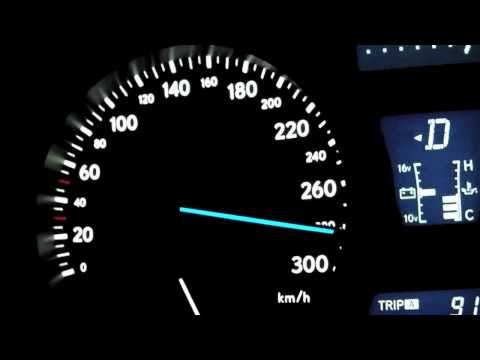 Lexus IS-F 280 km/h flat out acceleration