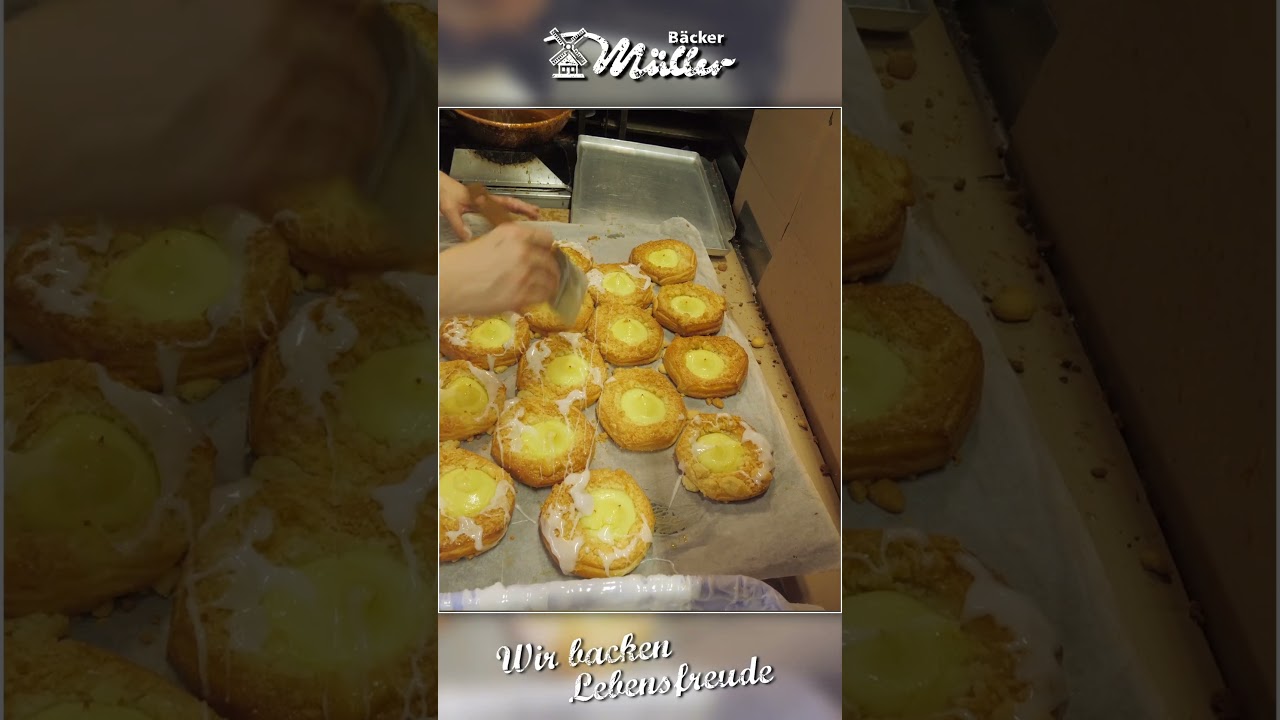 🍞 Bäcker Müller - Freude am Handwerk 🤟Heute: Puddingplunder 😋