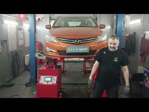 Диагностика подвески  автомобиля Hyundai Solaris на вибростенде #вибростенд #автосервис