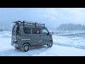 【豪雪地帯】2㎡の小部屋で女ひとり軽バン車中泊