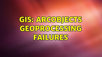 GIS: ArcObjects Geoprocessing Failures (2 Solutions!!)
