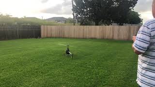 Bell 222 test flight