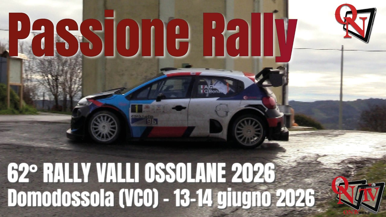 62° RALLY VALLI OSSOLANE 2026