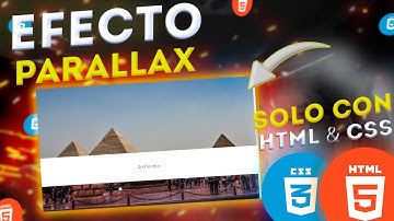 Crea un PERFECTO EFECTO PARALLAX con HTML & CSS super facil!  En solo 4 MINUTOS desde 0