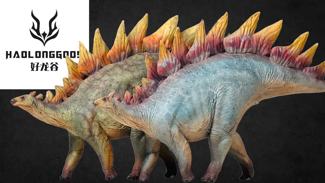 Обзор Haolonggood Stegosaurus ungulatus! Новинка 2024 года, масштаб 1:35